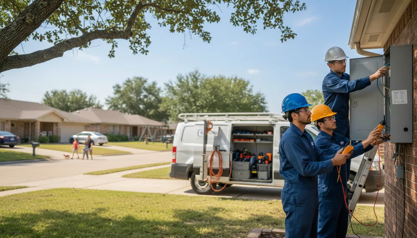 Certified electrician providing emergency electrical services in Danbury, NE